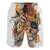 RunningBear Men's Swim Trunks Pockets - Skull Beach Short for Men Swimming Trunks for Men Multi