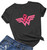 Women Breast Cancer Shirts Pink Ribbon Breast Cancer Awareness T-Shirt Short Inspirational Sleeve Tee Top