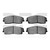 Dynamic Friction Company 3000 Ceramic Brake Pads 1310-1056-00-Front Set For 2005-2008 Dodge Magnum, 2005-2014 Chrysler 300, 2006-2020 Dodge Charger, 2009-2020 Dodge Challenger