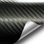 VViViD XPO Black Carbon Fiber Car Wrap Vinyl Roll Featuring Air Release Technology (2.75ft x 5ft)