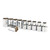 MDMprint 1/2 in. Drive Metric High Visibility Socket Set, 10-Piece