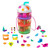 Polly Pocket 2-In-1 Travel Toy Playset, Spin 'N Surprise Smoothie with Micro Polly & Lila Dolls, Plus 25 Accessories