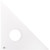Alvin 12-Inch Clear Professional Acrylic Triangle 45/90 Degrees (131C-12)