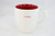 Rae Dunn Magenta Ceramic Coffee Mug Wisdom. - Cream/Red