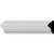 1 7/8"H x 7/8"P x 94 1/2"L Crendon Panel Moulding