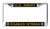 U.S. Army Disabled Veteran with Logo Chrome License Plate Frame