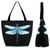 Blue Dragonfly Women's Tote Bags Large Handbags Casual Shoulder Bag For Shopping Outdoor Activity