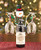 The Lakeside Collection Wine Bottle and Glass Holder - Snowman