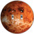 Rikki Knight RND-LSPDBL-185 Planet Venus Round Design Double Toggle Light Switch Plate