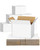 Poever 40-Pack-Small-Shipping-Boxes-6x4x4, Corrugated-Cardboard-Boxes-for-Packaging-Small-Business, White-Boxes-Mailers