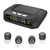 LIIRVVSTT Tire Pressure Monitoring System TPMS-Solar Charge Wireless Car Alarm System with 4 External Sensors, LCD Real-time Display 4 Tires' Pressure & Temperature, Universal Tyre Pressure 0-87Psi