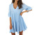 Dresses for Wedding Guest Women Solid Color V Neck Short Sleeve Casual Shirt Dress Beach Holiday Dress for Women Dresses for Wedding Guest Women Solid Color V Neck Short Sleeve Casual Shirt Dress Beach Holiday Dress for Women
