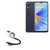 BoxWave Cable Compatible with Oppo A17 - AllCharge miniSync, Retractable, Portable USB Cable - Jet Black