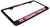 Black Metal License Plate Frame - Second Generation - Alumni Version (Virginia Tech)