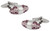 Cuff-Daddy Swarovski Crystal Cone Cufflinks Amethyst with Presentation Box
