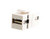 C2G/Cables to Go 28748 Snap-In USB A/A Female Keystone Insert Module, TAA Compliant, White