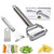 Vegetable Peeler,Julienne Peeler,Stainless Steel Multifunctional peeler,Double-Sided Blade Vegetable Julienne Cutter and Fruit Slicer,Potato Peelers,Peeler for Carrot Apple Veggie Fruit (vgt+corn)