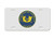 US Army Division - Judge Advocate General Plaque - White Aluminum License Plate