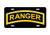 US Army Division - Ranger Tab - Black Aluminum License Plate