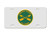 US Army Division - Special Forces Branch Plaque - White Aluminum License Plate