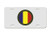 US Army Division - Training and Doctrine Command - TRADOC - White Aluminum License Plate