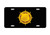 US Army Division - Transportation Corps Emblem - Black Aluminum License Plate