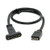 CY USB 3.1 Front Panel Header to USB-C Type-C Female Extension Cable with Panel Mount Screw 40cm