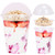 Aatriet 16 oz Clear Plastic Parfait Cups with Insert 4oz & Dome Lids No Hole - (50 Sets) Yogurt Fruit Parfait Cups for Dips and Veggies, Take Away Breakfast and Snacks. No Leaking