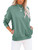 TICTICMIMI Women's Casual Long Sleeves Sweatshirt Tops Mock Turtleneck Lightweight Tunic Fall Pullovers With Pocket Mint