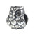 Owl Charm Authentic 925 Sterling Silver Animal Charm Bird Beads fits Bracelet