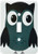 3dRose LLC lsp_61030_1 Cute Steel Blue Diamond Patterned Owl Single Toggle Switch