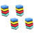 Ciieeo 72 Pcs Square whiteboard Eraser Chalkboard Cleaners Wiper White Board erasers Magnetic Chalkboard Eraser Office White Board Magnetic Blackboard Microfiber Cleaner Dry Erase erasers
