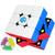 LotFancy GAN 356 M 3x3 Magnetic Speed Cube with Extra GES, Standard Version, 3x3x3 Gans Magic Cube with Extra GES, Stickerless