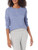 GAP Womens Long Sleeve Waffle Henley Shirt, Larkspur, Large US