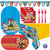 Paw Patrol Birthday Decorations - Serves 16 Guests - Paw Patrol Party Supplies Includes Plates, Napkins, Forks Table Cover, Banner & Sticker