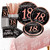 18th birthday decorations for girls her - (Total 121pcs) rose gold Birthday supplies Plates and Napkins, Cups, Straws, tablecloth, Disposable Tableware for 24 Guests