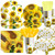 APOWBLS Sunflower Party Decorations Dinnerware, Sunflower Party Supplies For Birthday, Baby Shower, Bridal Shower, Plate, Cup, Napkin, Tablecloth, Cutlery, Straw, Sunflower Table Decorations, Serve 24 APOWBLS Sunflower Party Decorations Dinnerware, Sunflower Party Supplies For Birthday, Baby Shower, Bridal Shower, Plate, Cup, Napkin, Tablecloth, Cutlery, Straw, Sunflower Table Decorations, Serve 24