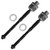 BOXI 2pcs Front Inner Tie Rod Ends Fit for Nissan Rogue 2008 2009 2010 2011 2012 2013 / for Nissan Rogue Select 2014-2015 - Sport Utility 4-Door 2.5L l4 | EV800550