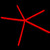 Fun Central E6 10" Red Glowsticks Large Glow Sticks - 25ct