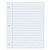 School Smart 5-Hole Punched Filler Paper w/Red Margin, 8-1/2 x 11 Inches, College Ruled, 500 Sheets