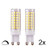 G9 led Light Bulb 7W Halogen Bulbs Equivalent, 850lm, G9 bin-pins Base 110V 120V 130V Input led Bulbs Replacement, Soft White 6000K Pack of 2
