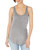 LAmade Women's Slub Jersey Boyfriend Tank Top, Heather Grey, Medium