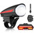 Panapo Bike Lights, USB Rechargeable Bike Light Set with Headlights Front Light & Rear Back Tail Lights, Waterproof Bicycle Light, Cycling Riding Safety Flashlight