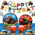 46 PCS Monster Trucks Birthday Decoration Monster Trucks Party Supplies Monster Trucks Party Plates and Napkins Monster Trucks Tablecloth Monster Trucks Birthday Banner