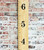 Little Acorns DIY Vinyl Growth Chart Ruler Decal Kit, Jumbo Numbers
