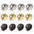 BESTOYARD Knob 12Pcs Volume Electric bass Amplifier Electric Guitar amps bass for amp Guitar Control s bass Guitar Guitar Potentiometer Caps Volume Amplifier Guitar Knobs