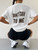 Beahala Women's Tops Sexy Tops for Women Women's Shirts Slogan Graphic Drop Shoulder Tee Shirts for Women (Color : White, Size : X-Small)