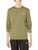 PUMA GOLF Men's Standard Cloudspun Crewneck, Deep Lichen Green Heather, Small