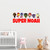 Custom Name Baby Superhero Wall Decal - Personalized Name Famous Superheros - Superhero Wall Stickers - Wall Decal for Nursery and Kids Decoration (Wide 20"x7" Height)