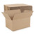 Mat Board Center, 10x7x5 Inches Shipping Boxes for Mailing Moving Packaging, 25 Pack Corrugated Cardboard Boxes for Small Business, Kraft
